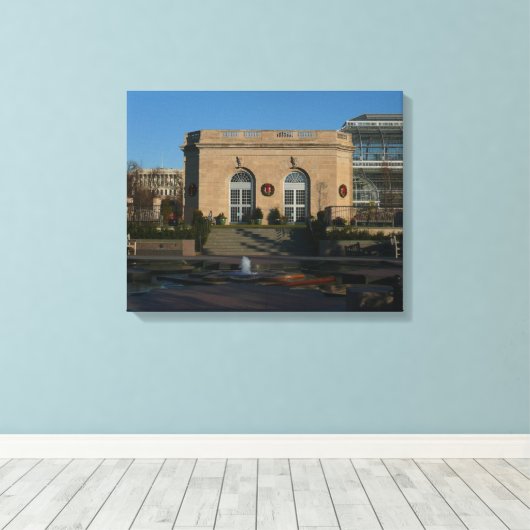 Toile Jardins botaniques à Noël à Washington DC (Insitu (Plancher de Bois))