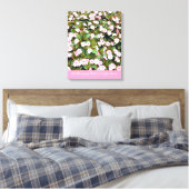 Toile Jardins botaniques fleurs roses NSW (Insitu(Chambre))