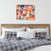 Toile Jardins du Temple | Paul Klee | (Insitu(Chambre))