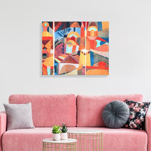 Toile Jardins du Temple | Paul Klee | (Insitu(Salon))