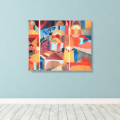 Toile Jardins du Temple | Paul Klee | (Insitu (Plancher de Bois))