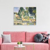 Toile Jas de Bouffan L'étang - Paul Cezanne - c1876 (Insitu(Salon))