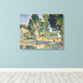 Toile Jas de Bouffan L'étang - Paul Cezanne - c1876 (Insitu (Plancher de Bois))