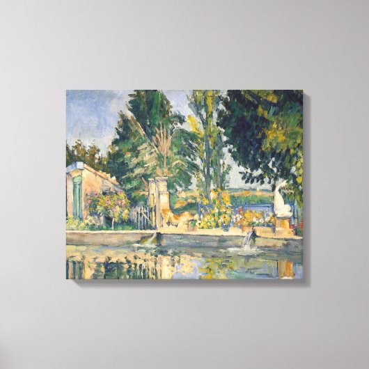 Toile Jas de Bouffan L'étang - Paul Cezanne - c1876 (Recto)