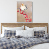 Toile Jaseur boréal en hiver, Canada (Insitu(Chambre))
