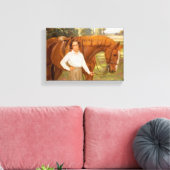 Toile Jasmine le Cheval (par Algernon Talmage) (Insitu(Salon))