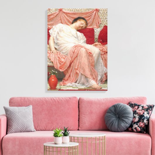Toile Jasmine par Albert Joseph Moore, Beaux-Arts victor (Insitu(Salon))