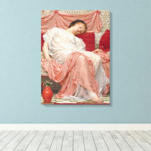 Toile Jasmine par Albert Joseph Moore, Beaux-Arts victor (Insitu (Plancher de Bois))