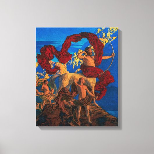 Toile Jason et son professeur | Maxfield Parrish | (Recto)