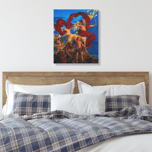 Toile Jason et son professeur | Maxfield Parrish | (Insitu(Chambre))