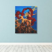 Toile Jason et son professeur | Maxfield Parrish | (Insitu (Plancher de Bois))