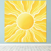 Toile Jaune (Insitu (Plancher de Bois))