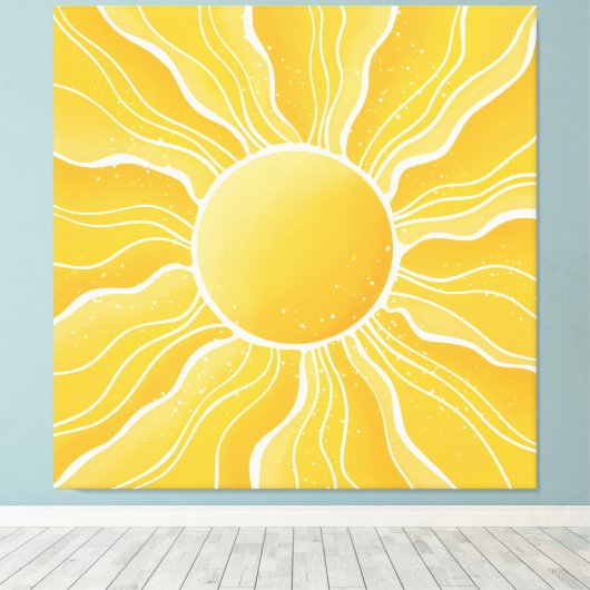 Toile Jaune (Insitu (Plancher de Bois))