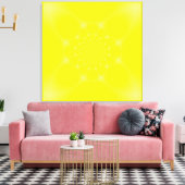 Toile Jaune Étincelant (Insitu(Salon))