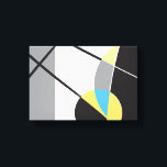 Toile Jaune moderne bleu bleu géométrique formes abstrai<br><div class="desc">"Apportez un avant-goût sophistiqué et contemporain à votre espace avec notre toile Abstraite de formes Jaunes Bleu Jaune Moderne. Cette magnifique oeuvre d'art témoigne de la beauté de l'expression abstraite, offrant un jeu équilibré de formes et de couleurs qui peut transformer n'importe quelle pièce en sanctuaire moderne. L'oeuvre présente un...</div>