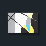 Toile Jaune moderne bleu bleu géométrique formes abstrai<br><div class="desc">"Apportez un avant-goût sophistiqué et contemporain à votre espace avec notre toile Abstraite de formes Jaunes Bleu Jaune Moderne. Cette magnifique oeuvre d'art témoigne de la beauté de l'expression abstraite, offrant un jeu équilibré de formes et de couleurs qui peut transformer n'importe quelle pièce en sanctuaire moderne. L'oeuvre présente un...</div>