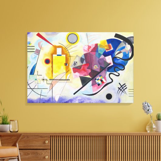 Toile Jaune-Rouge-Bleu | Kandinsky | (Insitu(Salon))