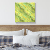 Toile Jaune Tournesol Texture Ondulée (Insitu(Chambre))