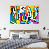 Toile Jazz Band (Insitu(Chambre))