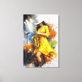 Toile Jazz Rhythm and Color (Recto)