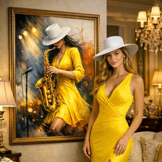 Toile Jazz Rhythm and Color