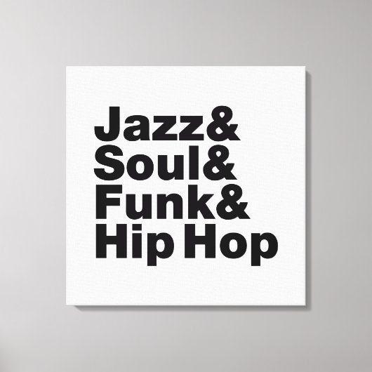 Toile Jazz & Soul & Funk & Hip hop (Recto)