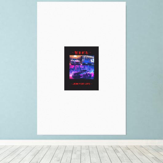 Toile JDM Collection de voitures Canvas Imprimer l'art m (Insitu (Plancher de Bois))