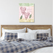 Toile Je crois aux coeurs d'amour (Insitu(Chambre))