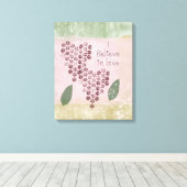 Toile Je crois aux coeurs d'amour (Insitu (Plancher de Bois))