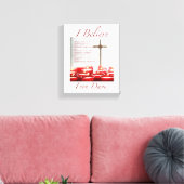 TOILE JE CROIS QUE POEM CANVAS CANVAS IMPRIMER (Insitu(Salon))