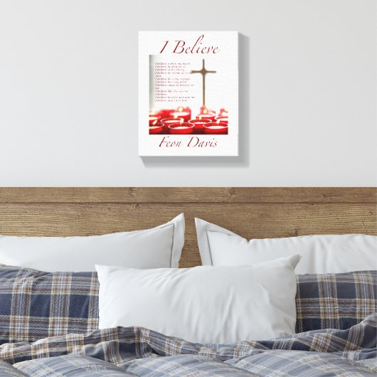 TOILE JE CROIS QUE POEM CANVAS CANVAS IMPRIMER (Insitu(Chambre))