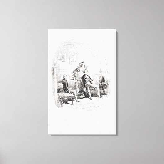 Toile Je fais la connaissance de Mlle. Mowcher (Recto)