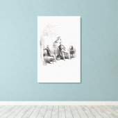 Toile Je fais la connaissance de Mlle. Mowcher (Insitu (Plancher de Bois))