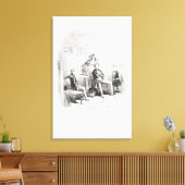 Toile Je fais la connaissance de Mlle. Mowcher (Insitu(Salon))