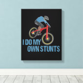 Toile Je Fais Mes Propres Stunts VTT (Insitu (Plancher de Bois))