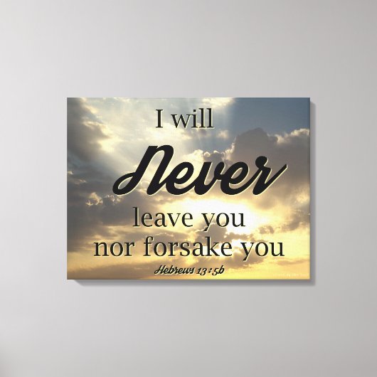 Toile Je ne vous effraie jamais Imprimer (Recto)