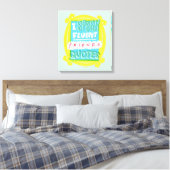 Toile Je parle des devis Fluent FRIENDS™ - Peephole (Insitu(Chambre))