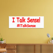 Toile "Je Parle Sens" Joli Design. Acheter maintenant (Insitu(Salon))