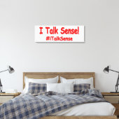 Toile "Je Parle Sens" Joli Design. Acheter maintenant (Insitu(Chambre))
