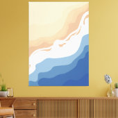 Toile Je pense que je pourrais voir la plage (Insitu(Salon))