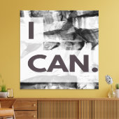 Toile Je peux (Insitu(Salon))