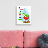 Toile Je préfère une grenouille à un prince | Artwork de (Insitu(Salon))