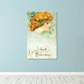 Toile Je Salue La Valentine Femme (Insitu (Plancher de Bois))