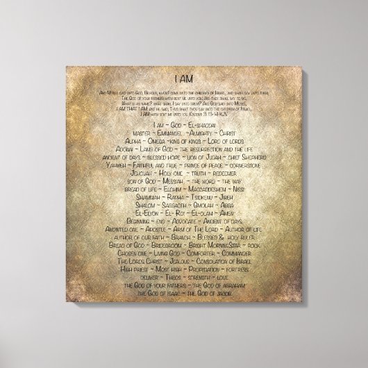 Toile Je suis (Recto)