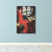 Toile Je suis à moitié malade des ombres - John Waterhou (Insitu (Plancher de Bois))