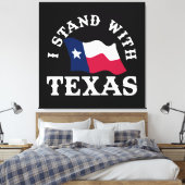 Toile Je suis avec le Texas (Insitu(Chambre))