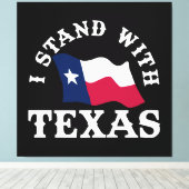 Toile Je suis avec le Texas (Insitu (Plancher de Bois))