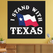 Toile Je suis avec le Texas (Insitu(Salon))