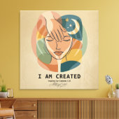 Toile Je Suis Créé - Main de Grâce (Insitu(Salon))