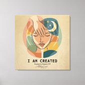 Toile Je Suis Créé - Main de Grâce (Recto)